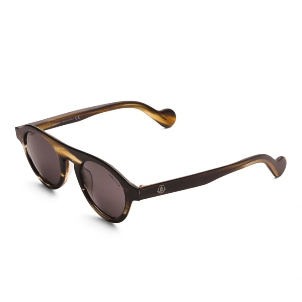Moncler 48MM Designer Sunglasses Dark Green